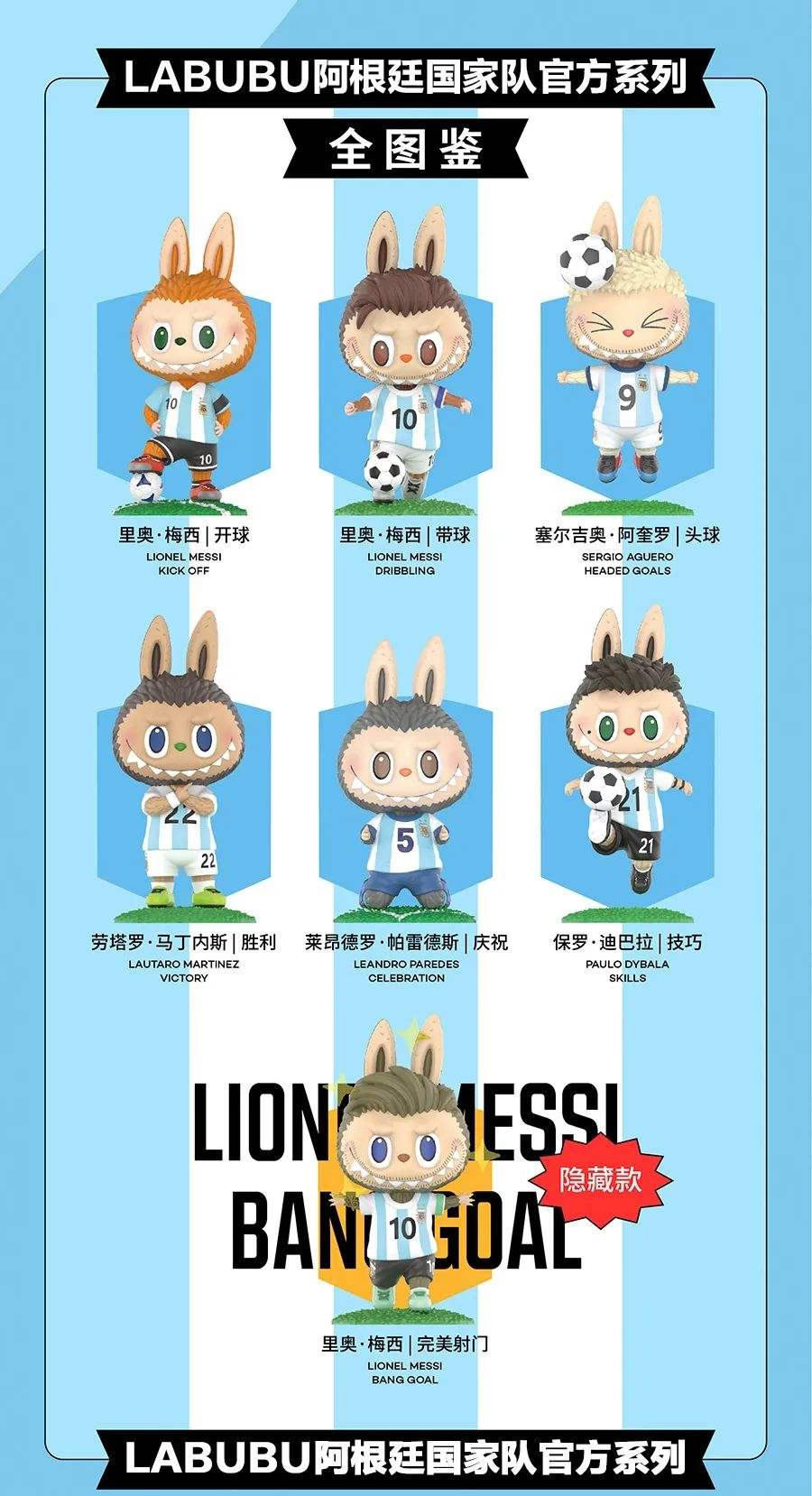 Labubu Official Argentina National Team Series Reference Images 12