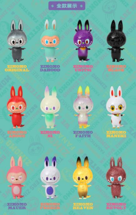 Labubu Mini Zimomo Series 3rd generation Reference Images 1