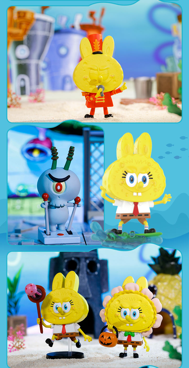 Labubu The Monsters x SpongeBob SquarePants Series Reference Images 7