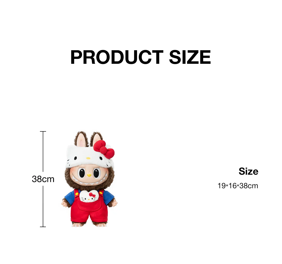 THE MONSTERS × HELLO KITTY 搪胶毛绒公仔 参考图片 7