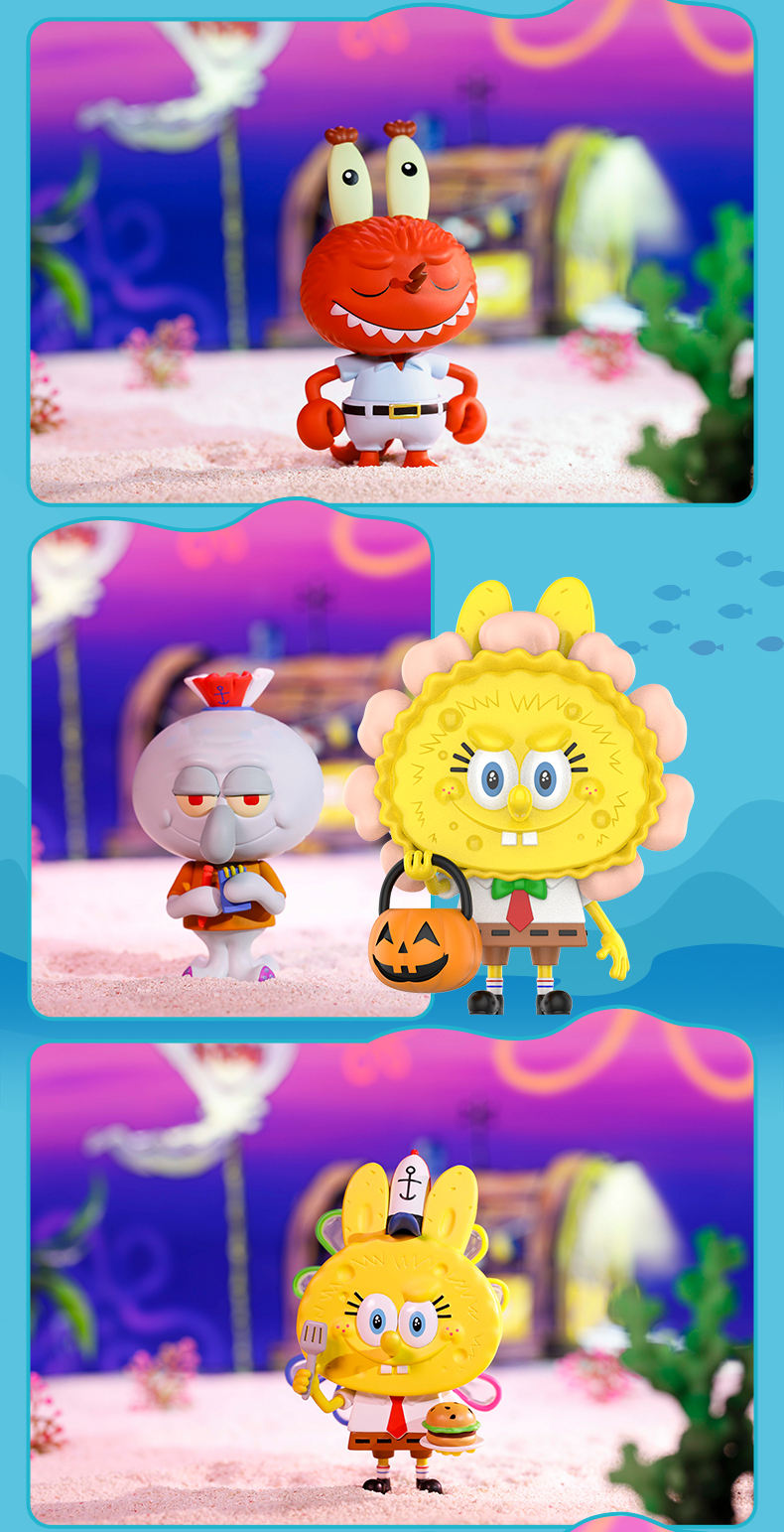 Labubu The Monsters x SpongeBob SquarePants Series Reference Images 9