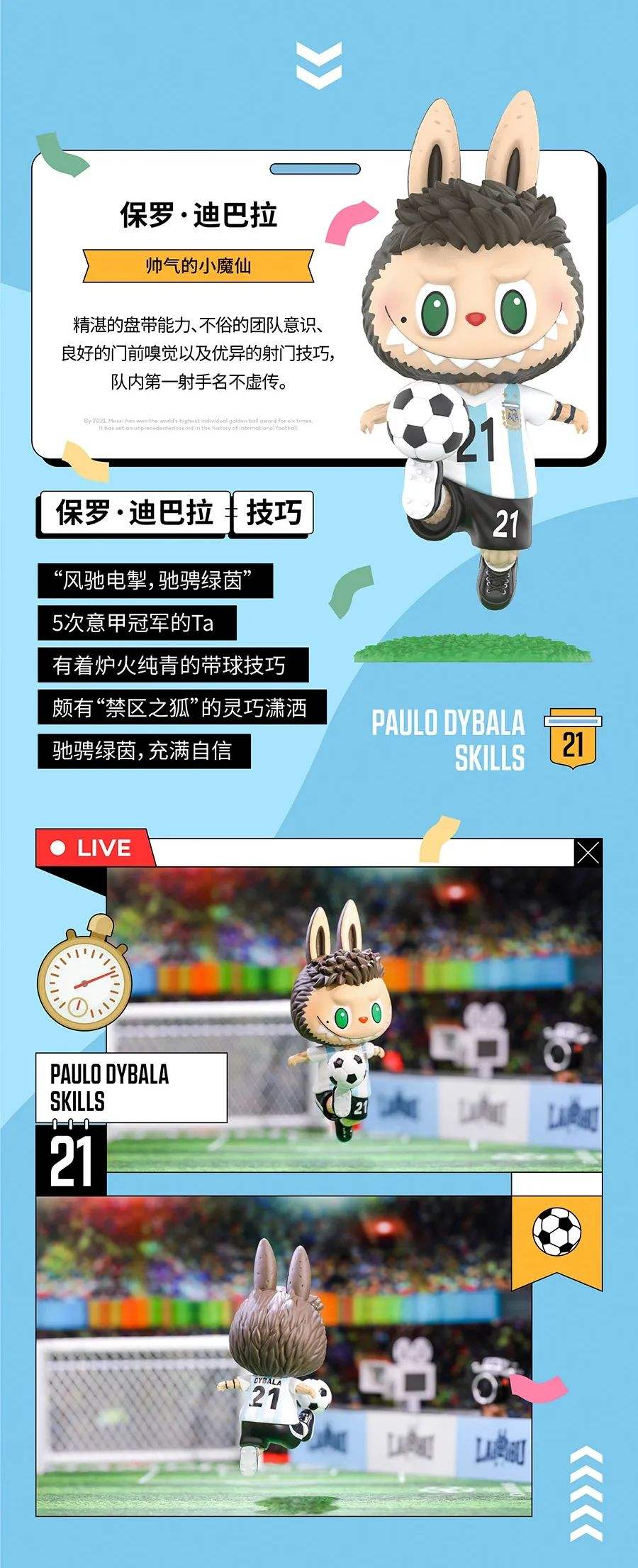 Labubu Official Argentina National Team Series Reference Images 7