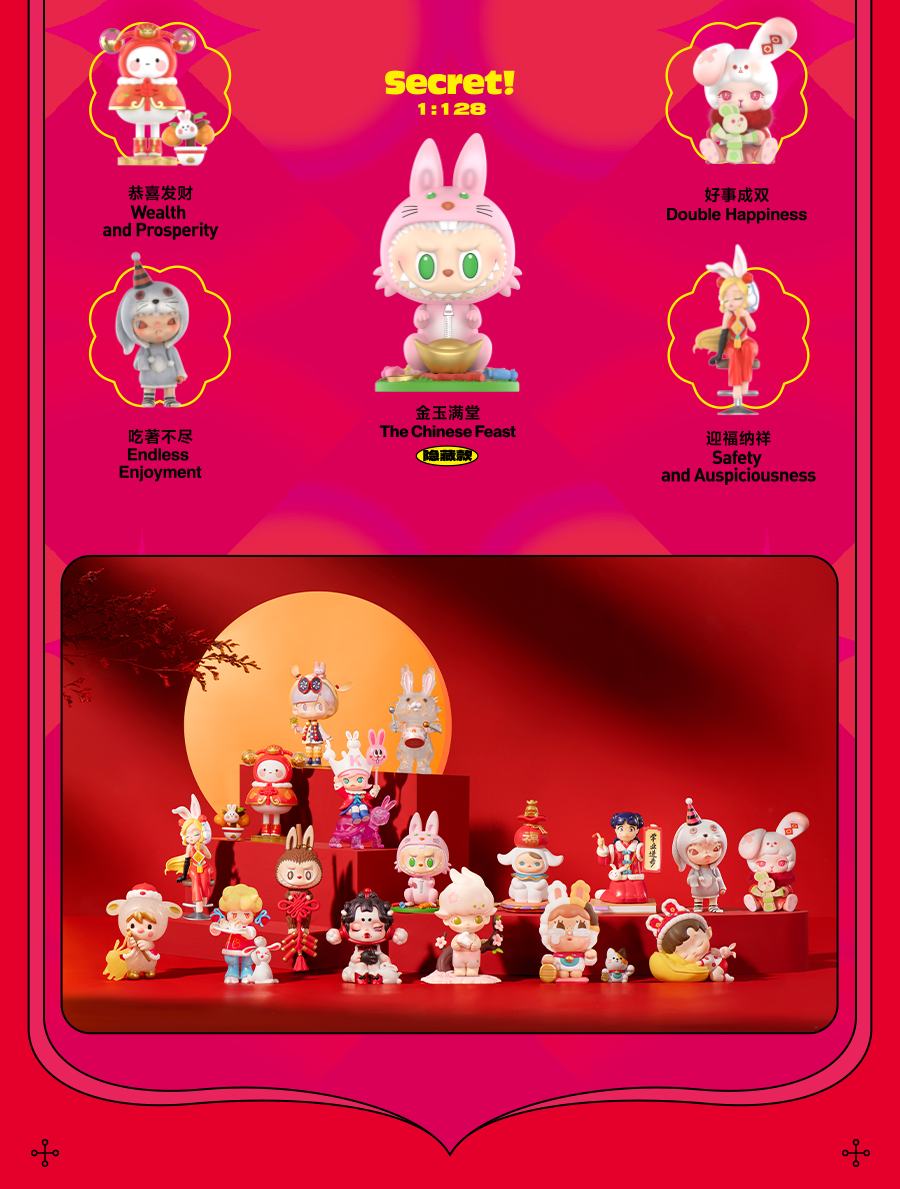 Labubu Year of the Rabbit Series Reference Images 2